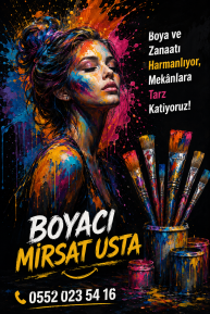 NAMIK KEMAL BOYA BADANA USTASI MİRSAT USTA 0552 023 54 16